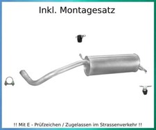Endschalldämpfer für Seat Ibiza III (6L1) 1.4 16V Auspuff Endtopf Montagesatz