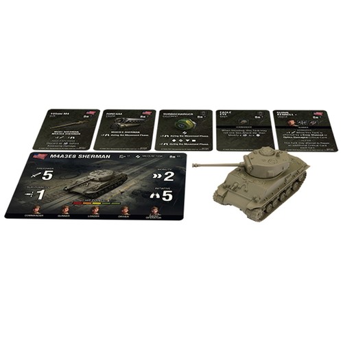 World of Tanks Miniatures Game: Wave 7 Tank - American M4A3E8 Sherman GF9WOT36