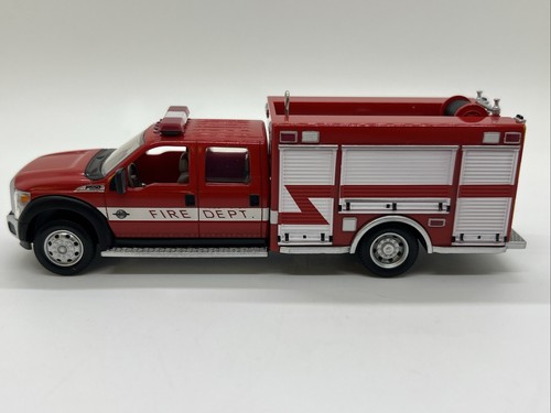 2024 Hallmark Ornament 2011 FORD F-550 Fire Engine Fire Brigade luce magica NUOVO! - Foto 3 di 3