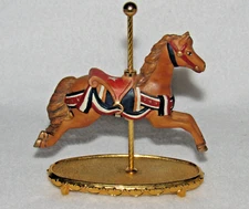 Franklin Mint World Of Carousel Horses Stars And Stripes Horse