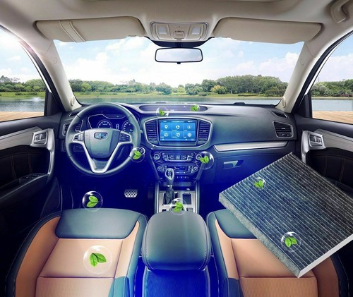 Filtro de aire de cabina de carbono para Avalon Highlander Prius ES250 ES300h 2017 18-2021 - Imagen 8 de 10