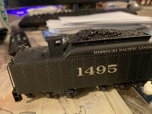 Vintage 2-8-2 Missouri Pacific Steam Loco With Tender Untested Unbranded - Picture 11 of 12