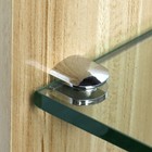 Modern Adjustable Nonslip Display Case Clamp Zinc Alloy Glass Shelf Diecast