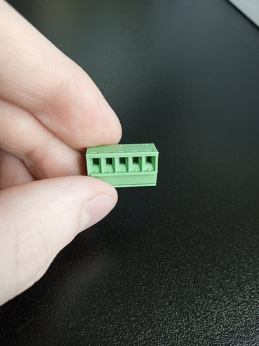 5 Position Terminal Block Plug, Female Sockets 0.150" (3.81mm) 180° Free (29pcs) - Picture 2 of 3