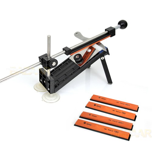 New Knife Sharpener Professional Kitchen Sharpening System Fix-angle With Stones