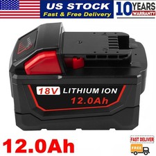 12Ah Battery For Milwaukee For M18 18V Lithium High Output 48-11-1860 48-11-1880