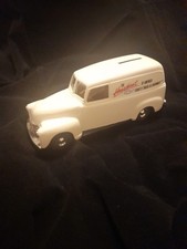 ERTL 1950 Chevy Panel Bank The Heartbeat Of America White With Key New Box 9873