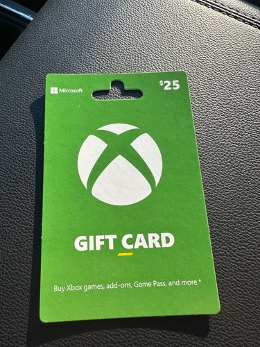 Neue XBox Geschenkkarte - $25 kostenloser Versand!