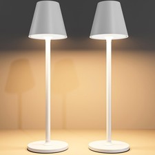 2-Pack Cordless Table Lamps - 5000mAh Rechargeable Battery Operated Desk Lamp...