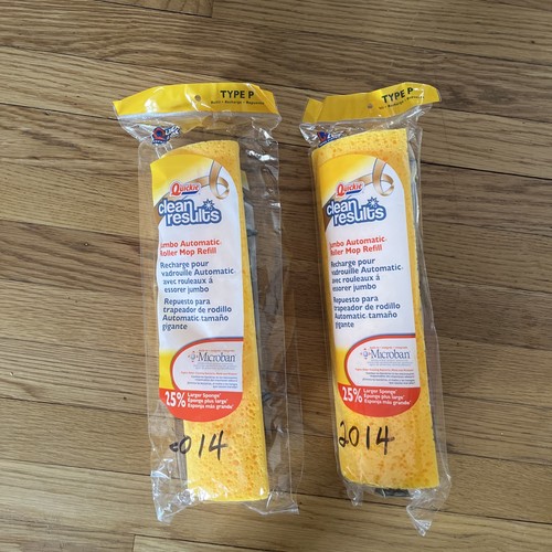 Jumbo Quickie Type P Roller Mop Refill Lot Of 2
