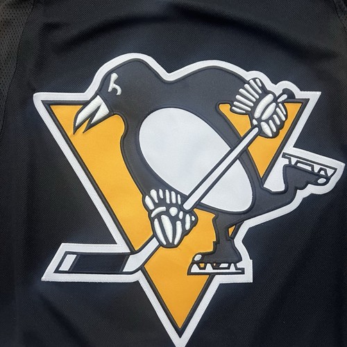 Pittsburgh Penguins Adidas Trikot Gr. 54 Fight Strap NHL Authentic schwarz Hockey - Bild 5 von 6