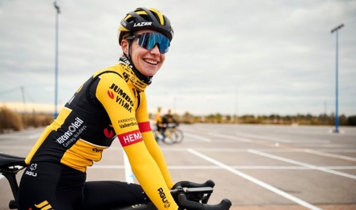 Jumbo Visma Issued Race Riejanne Markus Cycling Cycle Bib Bike Shorts Bibs Sz S - Picture 2 of 24