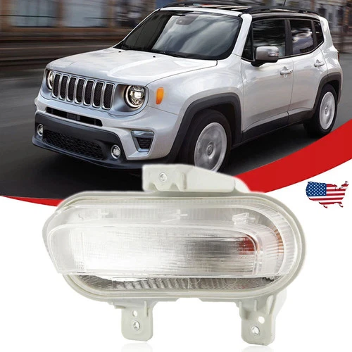 Left Driver Side Bumper Parking Turn Signal Fog Lamp For 2019-2022 Jeep Renegade - product listing photo