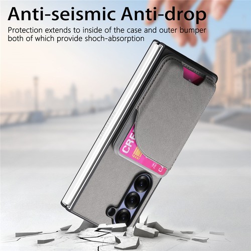 For Samsung Galaxy Z Fold 7 6 5 4 3 Detachable Magnetic Leather Flip Wallet Case - Picture 51 of 104