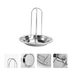 1pcs Barbecue Chicken Rack Camping Carbon Steel Picnic Barbecue Chicken Rack