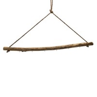 Treibholz Ast Mit 6 Haken Und Kordel - 83 Cm - Holz HäNger Zierschmuck Wand Deko