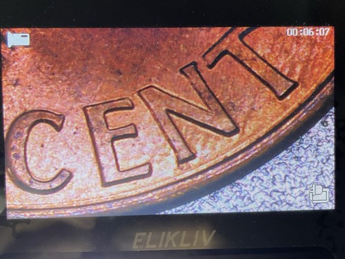1997 Lincoln Cent Struck Through Error – Dramatic Obverse Strike Thru – Rare - Picture 20 of 20