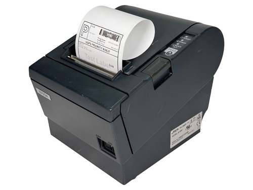 GETESTET Epson TM-T88IIIP POS Bondrucker USB DEFEKT SEITENDECKEL SIEHE FOTO - Bild 6 von 12