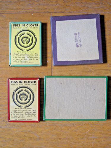 25 Vtg Antique Dexterity Games- Puzzles Toys One Lot + 5 orig. cards - Foto 13 di 16