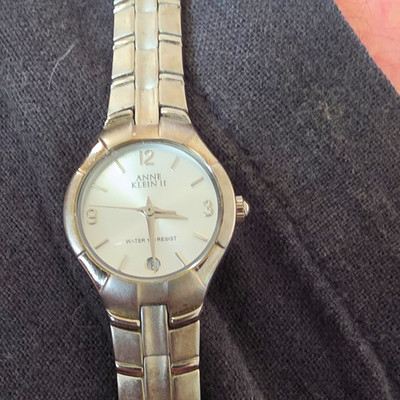 Anne Klein II Women s Quartz Water-Resistant Silver Bracelet White Dial Analog
