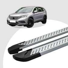Trittbretter passend für Honda CR-V ab 06/2006-12/2012 (Model: VISO, Farbe: Silb