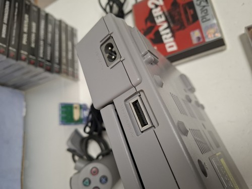 BOXED SONY PLAYSTATION 1 BUNDLE CONSOLE CONTROLLER LEADS & 18 GAMES - Picture 7 of 24