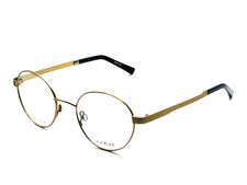 NEW FLEXON J4011 710 LIGHT GOLD UNISEX EYEGLA...