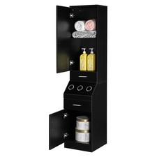 Wall Mount Salon Station Hair Styling Barber Spa Equipment w/Appliance Holders
