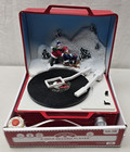 Holiday Time Animated Record Player 6" Lighted Musical Plays 3 Christmas Carols
