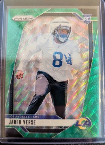 2024 Panini Prizm - Rookies Jared Verse #341 Green Wave Prizm (RC)