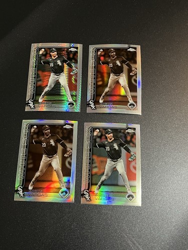 2025 Topps Chrome Miguel Vargas Prism Refractor #51 (2) Sepia & Refractor