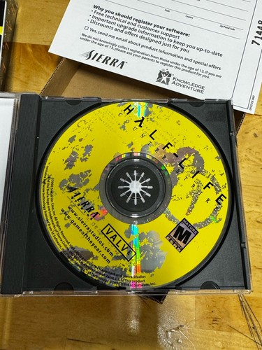 Half-Life Counter-Strike PC Big Box 2000 CIB CD Key Manual Sierra Valve NEW Rare - Picture 18 of 20