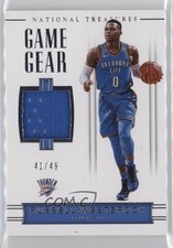 2017-18 Panini National Treasures Game Gear /49 Russell Westbrook #GG-22