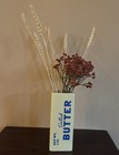 Farmhouse-Style Flower Vase Stick of Butter Shaped Ceramic Vase