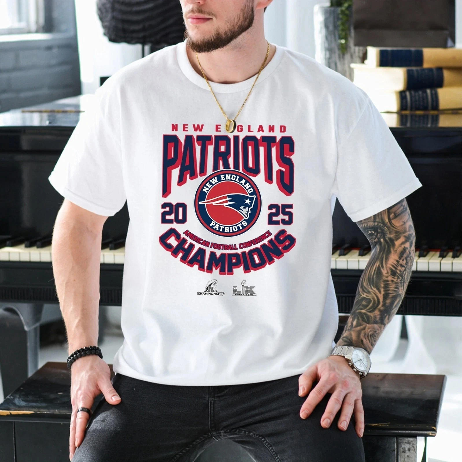 AFC Championship New England Patriots 2025 TShirt