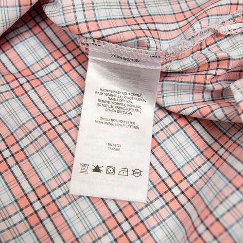 Columbia Super Tamiami PFG kariertes Herren Angelhemd korallenrosa XL - Bild 8 von 13