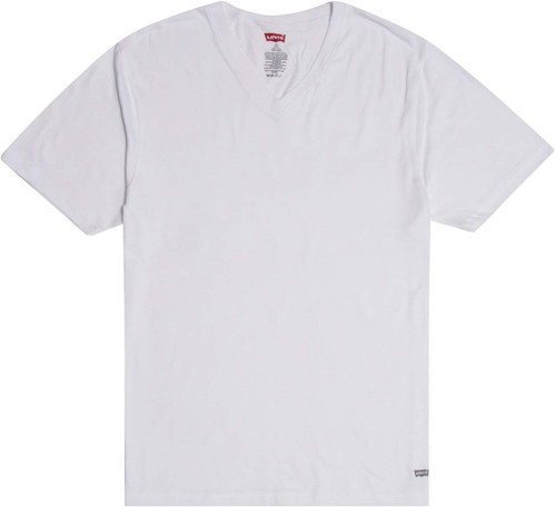 Levi's Men's Undershirts Premium Cotton Multi-color V-Neck T-Shirts 4 Pack - Bild 2 von 6
