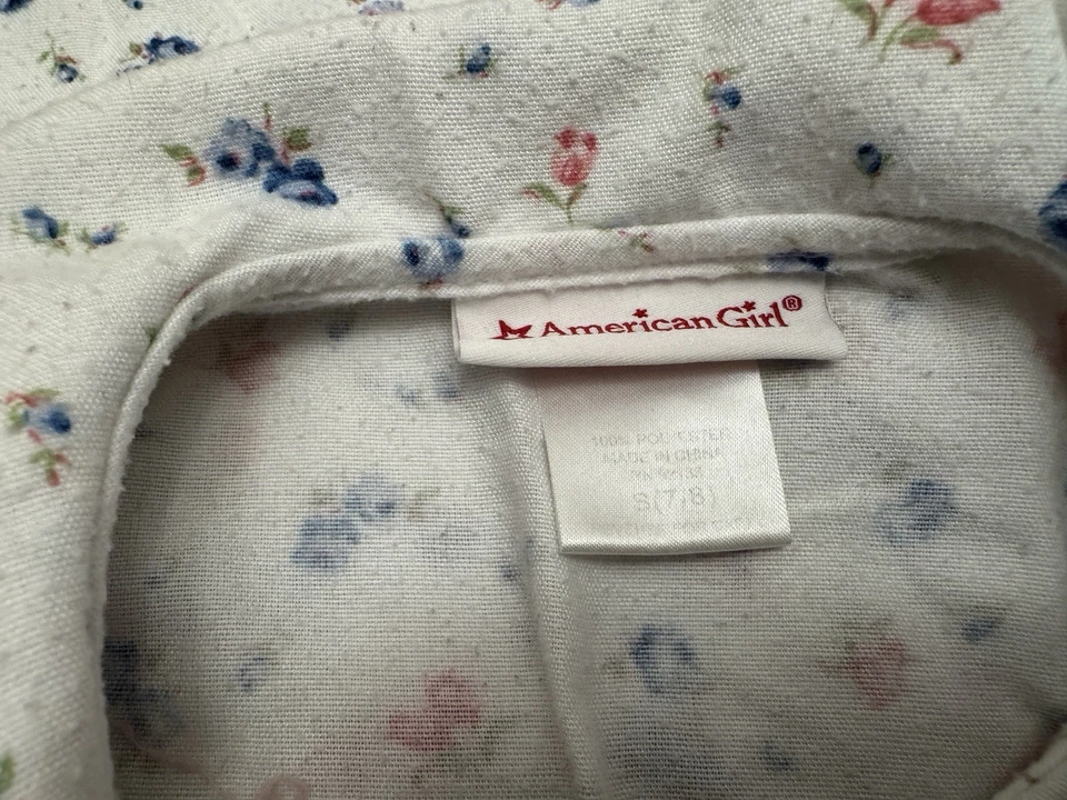 Juegos de pijama de franela Emily a juego para niña M (7/8) y muñeca American Girl. Foto 2 de 2