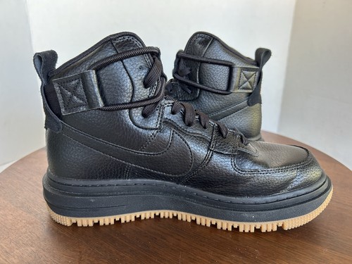 Nike Air Force 1 High Utility 2.0 Negro Goma Marrón DC3584-001 Mujer’s Talla 8 - Imagen 6 de 10