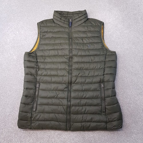 Joules Herren Weste Large grün oliv Bodywarmer Jacke gesteppt wattiert Gotogilet