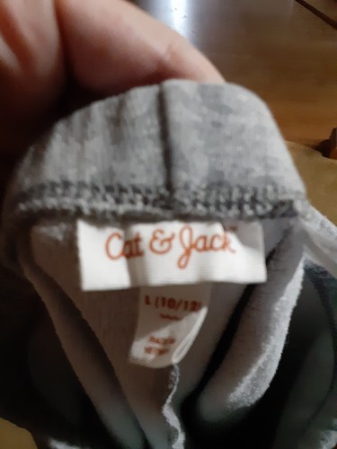 Cat Jack Boys Gray Sweatpants Size Large 10-12 Youth - Picture 2 of 2