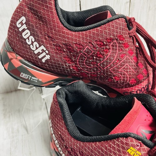 Reebok Crossfit Nano 5.0 113701939 Women's 7.5 Sneakers Red Pink Training Shoes - Picture 2 of 8