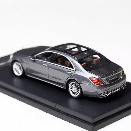 King Model 1/64 Mercedes-Benz S65 AMG W222 Grey Diecast Car Model Toy Gift - Picture 5 of 6