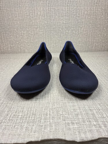 Rothy's The Flat marineblaue runde Zehenpartie Slipper Ballerinas Damenschuhe 11,5 - Bild 3 von 8