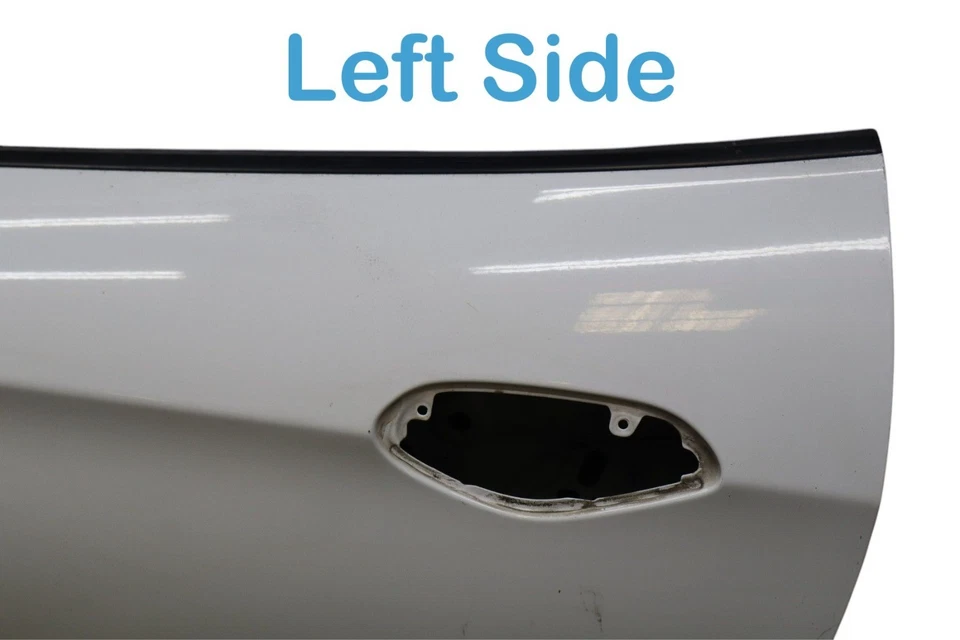 09-16 BMW Z4 E89 Panel de carcasa de puerta lateral izquierda del conductor blanco 41007225135 OEM Foto 3 de 4