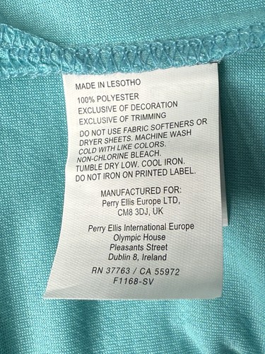NWT Jack Nicklaus Polo Shirt Men’s L Blue Curacao Golf Moisture Wicking Stretch - Picture 10 of 11