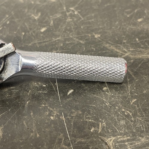 Mac USA 3/8" Drive Stubby Ratchet Socket Wrench XR1 Short Handle Knurled Grip - Picture 3 of 11