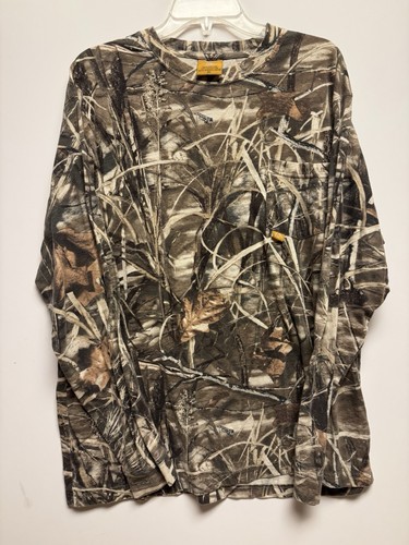 Ducks Unlimited Shirt Whitewater Long Sleeve Advantage Max 4 Camoflauge XL - Picture 2 of 5