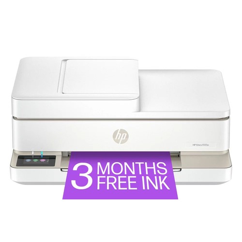 HP Envy 6555e Wireless All-in-One Color Printer Scanner Copier with Instant Ink