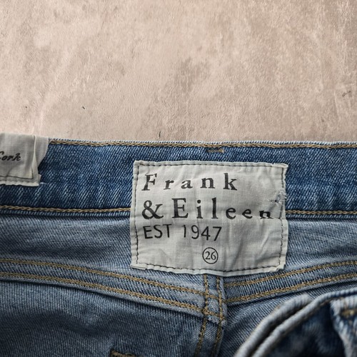 Jeans dritti Frank & Eileen Cork The Everyday taglia 26 denim crop vita alta - Foto 8 di 13